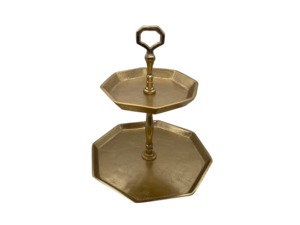 Élégant support à gâteau en fer noir, design multi-niveaux réutilisable - Product Image 3