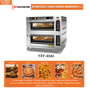 Horno Profesional Southstar de 2 Niveles y 4 Bandejas, Horneado Uniforme, Alta Eficiencia <span class=keywords><strong>para</strong></span> <span class=keywords><strong>Panadería</strong></span> con Control Inteligente - Product Image 3