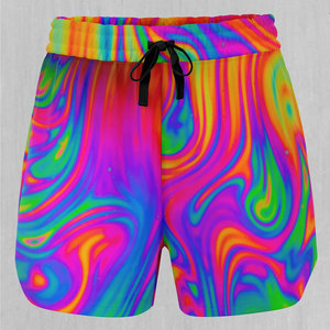 Women's Custom Sublimation Print Summer Sport Shorts Fashionable Swim Board Shorts for Beachwear <b>Bikinis</b> 1 Piece - Product Image 4