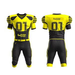 Maillot de football américain personnalisé, uniforme d'équipe, respirant, séchage rapide, en polyester, vêtements de sport, fournisseur OEM en gros, vente chaude - Product Image 4