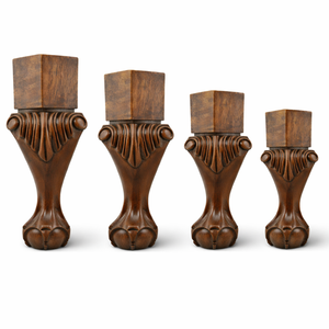 Luxury Carved Solid Wood Furniture Leg European Style <b>Sofa</b> Cabinet Table Feet Replacement High End Design - Product Image 4