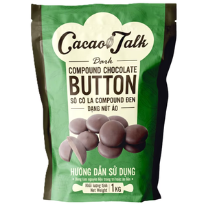 ช็อกโกแลตผสมคุณภาพสูงแบบขายส่ง OEM/ODM สำหรับเบเกอรี่ ฮาลาล ช็อกโกแลตดำแบบเม็ด 1 กก. สำหรับทำบิสกิต - Product Image 1