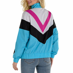 Trendy Custom <b>Lightweight</b> Women Windbreaker <b>Jacket</b> Full Zip Color Block Streetwear OEM Breathable Outdoor Casual <b>jacket</b> for men - Product Image 2