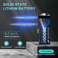 Batería de Iones de Litio de Estado Semisólido XINGTO de Alta Calidad, Modelo 6S, 28000 mAh, 340 Wh/kg, LiNiMnCoO2, para Drones Industriales UAV