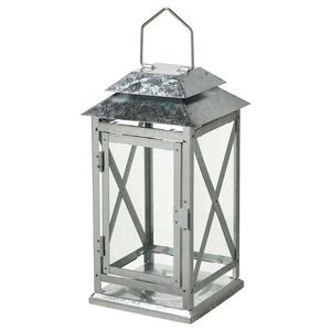 Farol de hierro rústico de estilo rústico, diseñado con un diseño atemporal para una decoración acogedora del hogar y para fines festivos elegantes. - Product Image 2