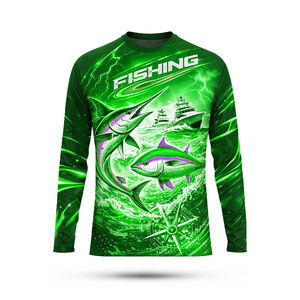 Camisa de Manga Larga Transpirable con Botones y Protección Solar UPF 50+, de Secado Rápido, Tallas Grandes, con Logotipo Personalizado, en Oferta - Product Image 3