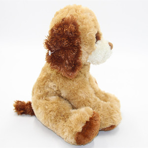 Juguete de peluche personalizado para perros, peluche de cachorro suave y mullido, peluche de perro marrón claro/beige. - Product Image 4