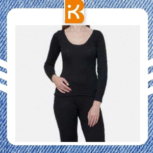 <b>Women</b> Lightweight <b>Thermal</b> Top Comfortable Daily Wear <b>Women</b> Breathable Warm <b>Thermal</b> Inner Top Long Sleeve - Product Image 2