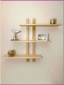 Étagères murales flottantes en bois, style moderne, décoratives, pour le rangement et la présentation, pour salon, chambre et cuisine - Product Image 1