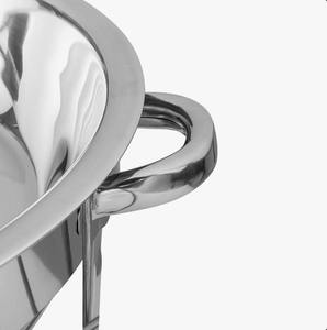 Luxury Stainless Steel Round Chafer Fuel Powered <b>Food</b> Warmer Serving Dish for Hotel Restaurant Banquet - Product Image 5