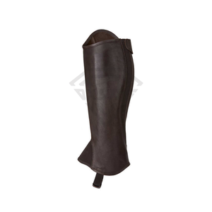 Premium Horse Riding <b>Half</b> Leather <b>Chaps</b> for Men and Women Customizable Lightweight Design with Breathable Panels - Product Image 2