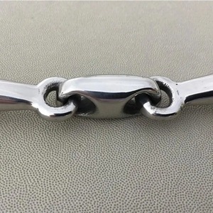 Mors à 3 anneaux en métal pour cheval, embout articulé, accessoire équestre - Product Image 4