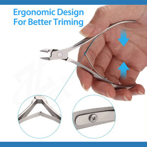 Luxury <b>Pink</b> Stainless Steel Cuticle Nipper Wide Jaw Opening Sharp Manicure Cutter Waterproof Dead Skin Trimmer Professional - Product Image 4