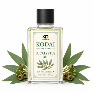 Kodai Global Export Tamil Nadu 100% Pure Natural Eucalyptus <b>Oil</b> Liquid HDPE/Aluminium <b>Drums</b> Nourishing Multifunctional Facial - Product Image 1