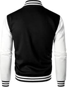 New Fashion Leather Sleeve Vintage Letterman <b>Baseball</b> <b>Jacket</b> Custom Chenille Embroidery High Quality Varsity <b>Jacket</b> <b>for</b> <b>Men</b> - Product Image 2
