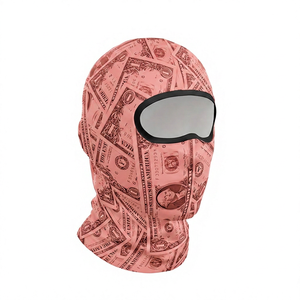 Cagoule unisexe à imprimé monnaie, 100 % polyester, pour adulte, 56-58 cm, impression par sublimation - Product Image 2