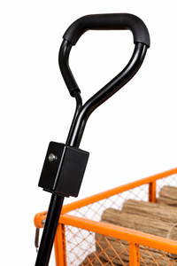 Chariot robuste à côtés en maille amovibles, chariot de jardin en acier, capacité de charge de 1000 lb, pour l'entretien des pelouses et le jardinage ODGGAD008 - Product Image 5