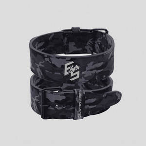 Personnalisable 10mm simple broche en cuir de vachette Powerlifting Gym ceinture unisexe Fitness équipement brodé Logo bas quantité minimale de commande OEM ODM - Product Image 6