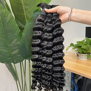 ผมต่อแบบไม่ใช่เรมี่  แบบหยิกฟู สีดำธรรมชาติ ซื้อโดยตรงจากซัพพลายเออร์ในราคาโรงงาน - Product Image 4