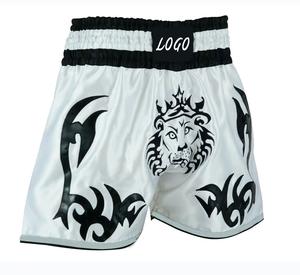 Pantalones Cortos de Alta Calidad para Gimnasio de MMA, Boxeo, Kickboxing, Muay Thai, Unisex, Ligeros, Transpirables, de Poliéster Elástico de 220 g, Color Personalizado OEM - Product Image 4