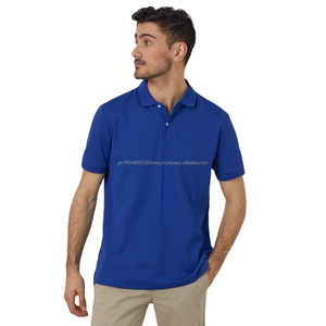 Polo de Hombre de Alta Calidad, 220 GSM, 100% Algodón, Logotipo Personalizado, Diseño de Talla, Ropa de Trabajo, MOQ Bajo, Precio, Corte Clásico, Cuello y Puños Acanalados - Product Image 1