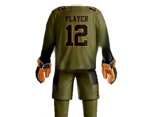 Tenue de hockey sur glace unisexe la plus vendue, 100 % polyester respirant, logo imprimé personnalisé, design sur mesure, ensembles en gros, grand choix - Product Image 2