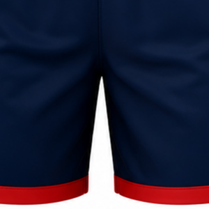Pantalones Cortos de Voleibol Azul Marino y Rojo, Uniformes Deportivos, Ropa Deportiva de Equipo, Ropa de Entrenamiento con Diseño Lateral a Color - Product Image 4