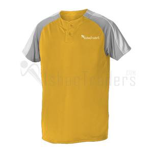 เสื้อเบสบอลสีกรมท่า-เทา ยูนิเซ็กซ์ ผ้าโพลีเอสเตอร์ 100% ระบายอากาศได้ดี แขนสั้น สำหรับผู้ใหญ่ แบบพิมพ์ลายซับลิเมชั่น - Product Image 6
