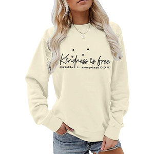 Sudadera con Capucha de Felpa Gruesa 100% Algodón Estampada de Invierno para Mujer - Cálida, Transpirable y Estilo Urbano - Product Image 1