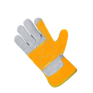 New Latest Design Wholesale Price Men Leather Working <b>Gloves</b> Men Good Quality Waterproof Leather Working <b>Gloves</b> - Product Image 2