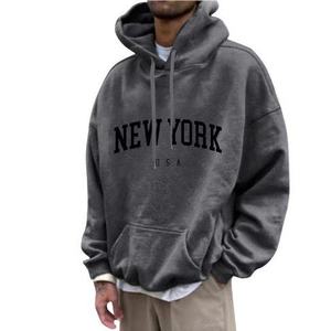 Sudadera con Capucha Personalizada para Hombre, Talla Grande, de Algodón y Felpa, Informal, Impermeable, Transpirable, Ecológica, Estilo Invernal - Product Image 5