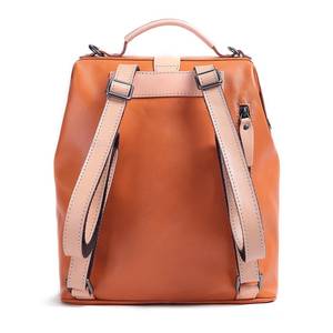 กระเป๋าเป้สะพายหลังหนังแท้ Heritage รุ่นกันน้ำ ป้องกันการโจรกรรม สไตล์วินเทจ สำหรับเดินทาง รุ่น LBP-0393 - Product Image 4