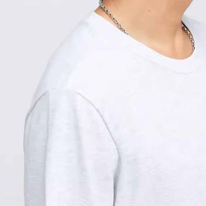 เสื้อยืดผู้ชาย OEM แบบกำหนดเอง เสื้อยืดแฟชั่นฤดูร้อนผู้ชาย เสื้อยืดฮิปฮอปโอเวอร์ไซส์ ผ้าฝ้าย 100% - Product Image 3