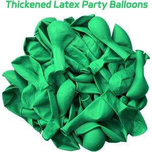 Confezione da 100 Palloncini Verdi in Lattice Spesso da 12 Pollici per Decorazioni Natalizie, Palloncini di Alta Qualità per Feste - Product Image 2