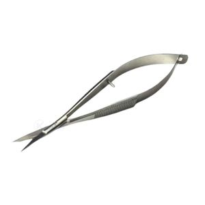 Industrial Grade Black Handle Spring Action Fine Point Stainless Steel Precision Trimming Beauty Care - Product Image 3
