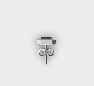 IGI Certified Lab Grown Princess Cut Diamond Octagon Bezel <b>Stud</b> Earrings Solid 925 Sterling <b>Silver</b> Art Deco Diamond Earrings - Product Image 4