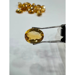 Natural Citrine Oval Cut Loose Gemstone | AAA Quality Faceted Yellow Quartz 2-10 Carat Jewelry Making | Certified TATIWALAS GEMS - Product Image 5
