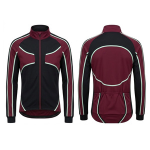Chaqueta Deportiva Funcional para Ciclismo con Tejido Exterior Ligero, Cierre Completo con Cremallera, Paneles Transpirables y Protección Contra el Viento - Product Image 1