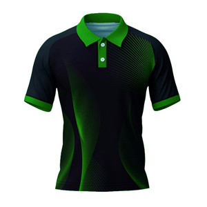 Maillot de cricket élégant à design personnalisé, de haute qualité, séchage rapide, vêtements d'équipe, entraînement, léger, manches courtes - Product Image 1