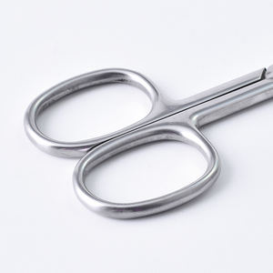 Outil de maquillage professionnel, ciseaux à cils en acier inoxydable, logo personnalisé, ciseaux à sourcils avec pointe incurvée - Product Image 3