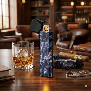 Encendedor Electrónico Desechable Serigs USB, Resistente al Viento, Diseño de Arco de Doble Pulso sin Llama, para Cigarrillos y Dispositivos de Fumar al Aire Libre - Product Image 6