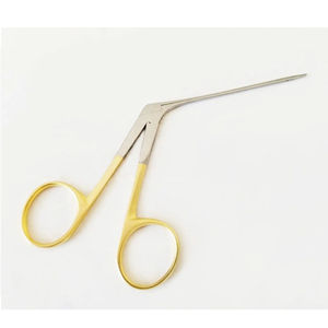 Micro Alligator EAR Forceps 3.5" Straight With Gold Handle 1.45mm SERRATED JAWS Sinus ENT Surgical Instruments by <b>Blush</b> surgical - Product Image 1