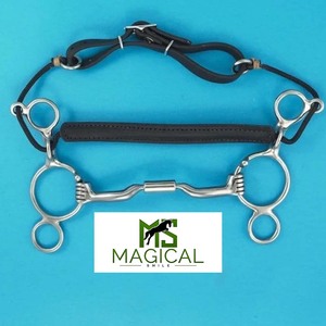 Mors de cheval sur mesure de haute qualité, mors de confort à port bas, mors de dressage courts, mors de cheval en acier inoxydable, toutes tailles disponibles - Product Image 3