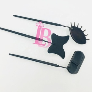 Espejos Negros para Pestañas, Espejos de Mariposa Negros, Espejos Cuadrados de Acero Inoxidable de Última Tendencia para Labios y Ojos, Espejos para Extensión de Pestañas con Logotipo Gratuito - Product Image 2
