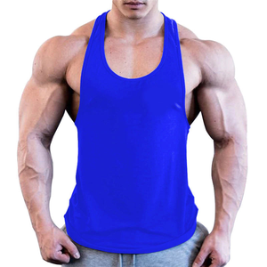 Débardeur Stringer Personnalisé pour Hommes Musculation Fitness SpandexPolyester Tricoté Brodé Décontracté - Product Image 4