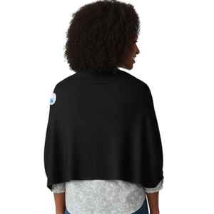 Chal Negro para Adultos Jack and Jill, Suave, Ligero, Elegante, Bufanda de Moda para Fiestas, Accesorio Cómodo y Estiloso para Mujer - Product Image 6