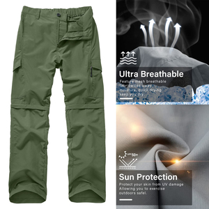 Pantalon de randonnée pour homme de qualité supérieure, tissu léger et à séchage rapide, avec des matériaux durables pour les aventures en plein air, les excursions et la randonnée - Product Image 4