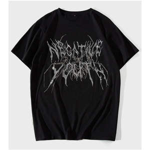 Camiseta Nueva 2026 con Estampado de Diamantes de Imitación Personalizada para Hombre, Camiseta Casual con Cuello Redondo, Unisex, Estilo Hip Hop, Negra, 100% Algodón, Corte Recortado - Product Image 1