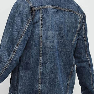 Veste en jean pour homme en tissu respirant fabriqué avec des matériaux de haute qualité, veste d'hiver pour homme la plus vendue pour adultes - Product Image 6