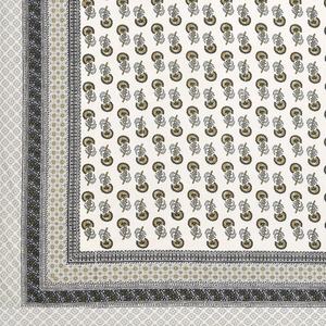 100% coton bio reine drap de lit main bloc Motif imprimé Boho couette doux couvre-lit pour la saison d'automne pour les hôtels - Product Image 2